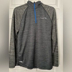 Free Country quarter zip / heather gray / men’s size small/ long sleeve